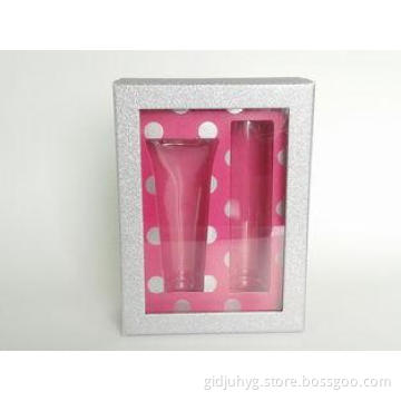 Fashion Glitter Rigid Gift Boxes With Plastic Tray, Customi